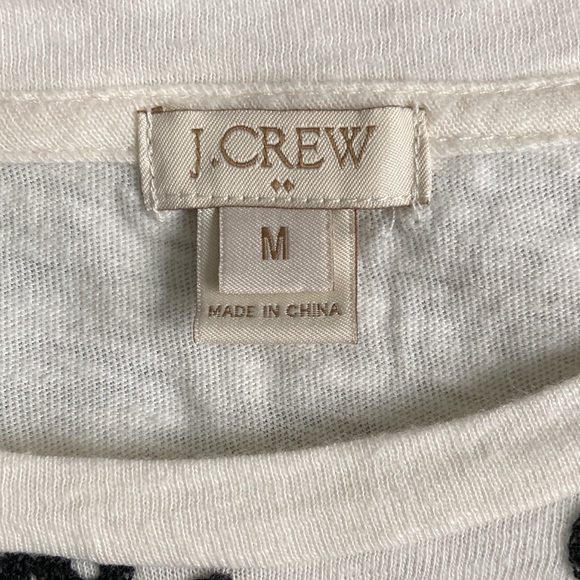 J.Crew Embroidered 3/4 Sleeve Top - Picture 7 of 10